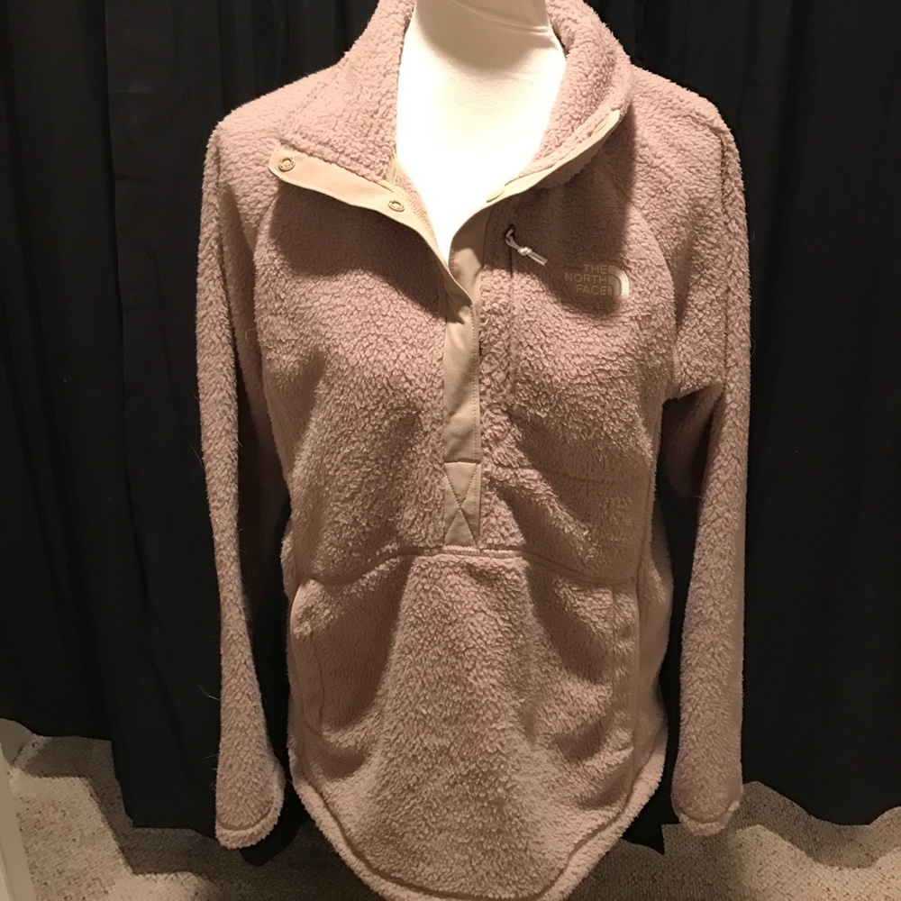 North Face 1/2 button Sweatshirt