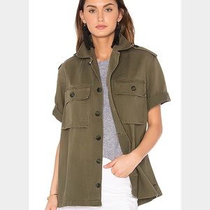 Harvey Faircloth Short Sleeve Field Jacket Olive