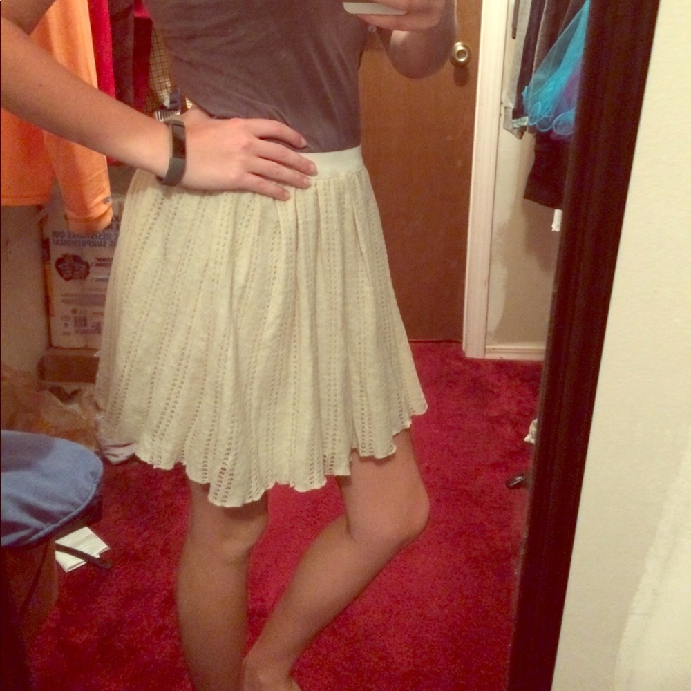 Cotton lace skirt