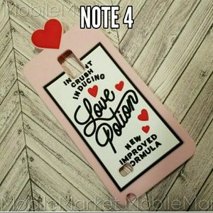 Note 4 love potion phone case