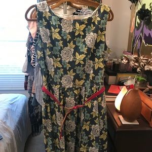 Lindy Bop Audrey Rose Bouquet Swing Dress