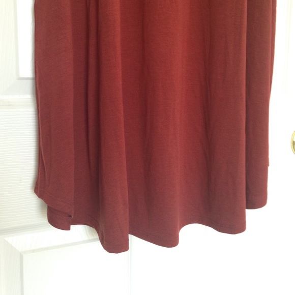 🍁LAST ONE🍁 Rust Tunic Dress with Pockets - Picture 7 of 8