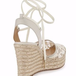 Michael Kors Shoes - MICHAEL KORS WEDGE LACE MK LOGO SANDAL SHOES Michael Kors Shoes - MICHAEL KORS WEDGE LACE MK LOGO SANDAL SHOES