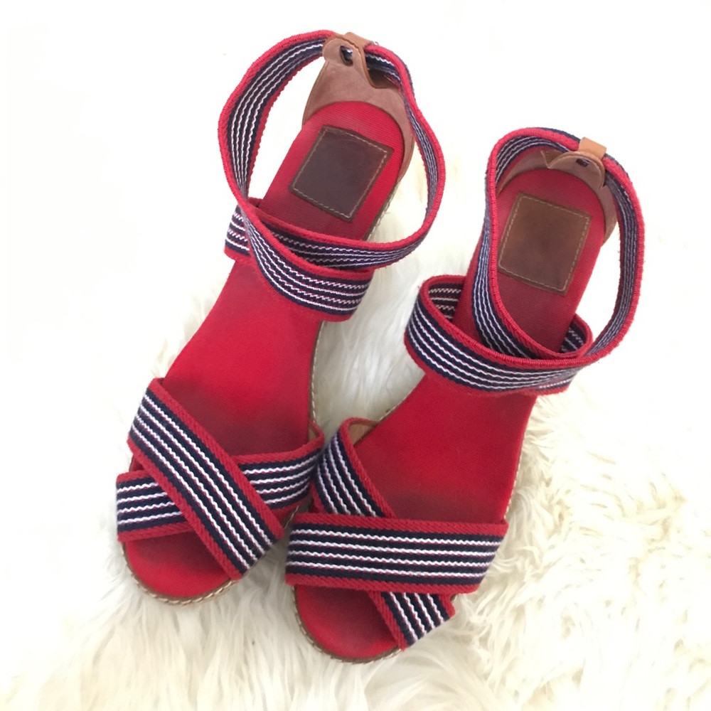 Tory Burch Adonis Espadrille Wedges - Picture 5 of 6
