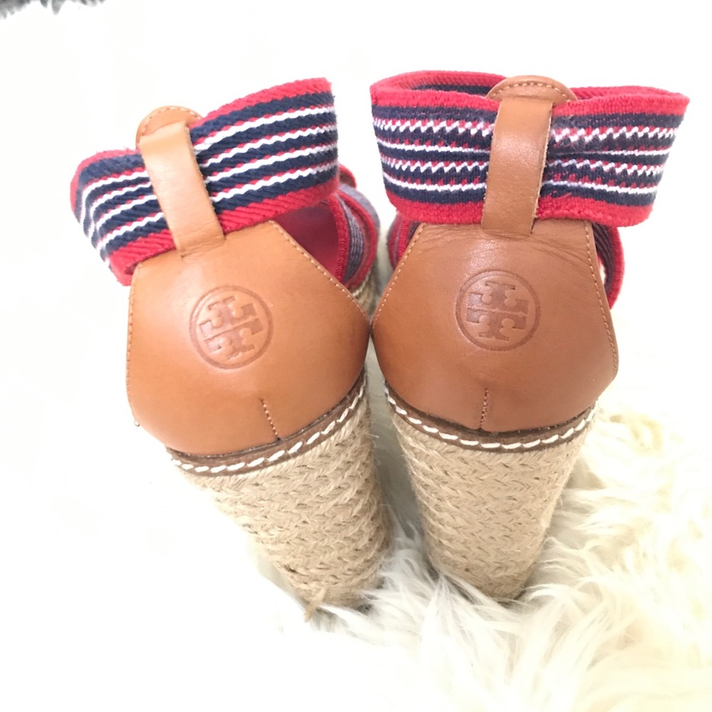 Tory Burch Adonis Espadrille Wedges - Picture 1 of 6