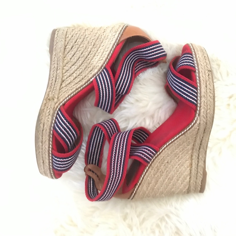 Tory Burch Adonis Espadrille Wedges - Picture 4 of 6
