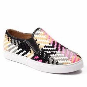 J Slides Woven Slip On Sneakers