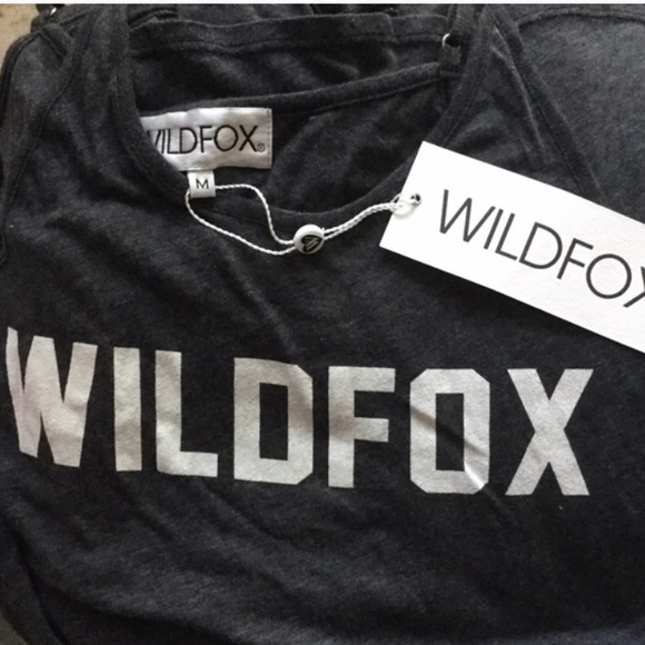 WILDFOX jetset charcoal maxi w/ side-slit. NWOT - Picture 6 of 6