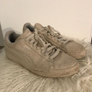 Tan Puma Sneakers