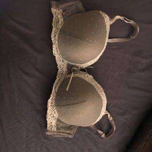 Lace trim bra