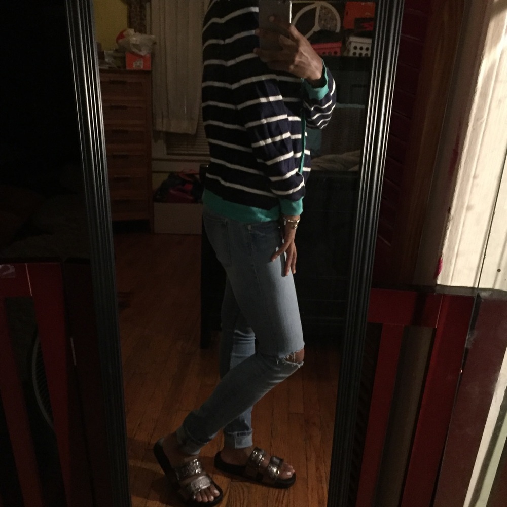 Cardigan and Jeans
