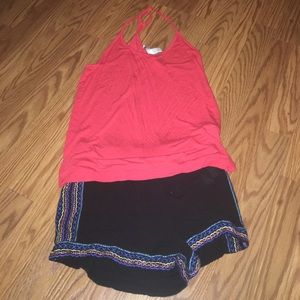 Forever 21 shorts and tank top