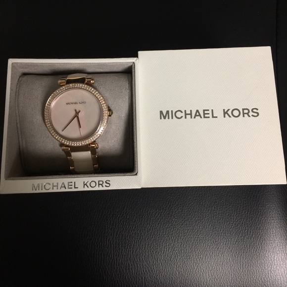 Michael kors opal rose gold watch main image 6