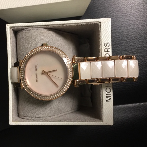 Michael kors opal rose gold watch main image 4