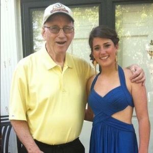 Floor length prom dress