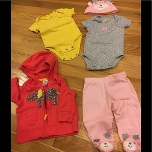 Carter's 3-month baby girl bundle
