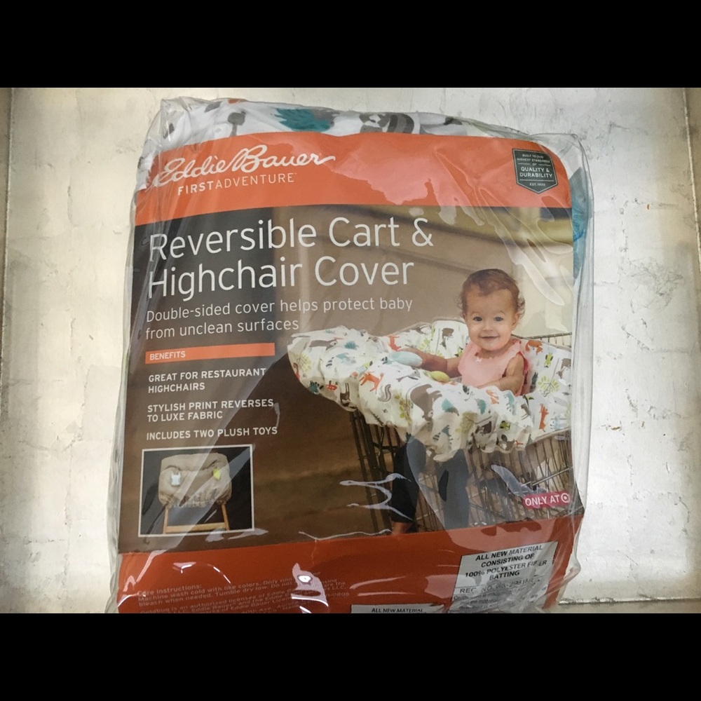 Eddie Bauer high chair/ cart cover