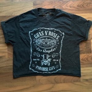 Guns N' Roses Cropped Tee