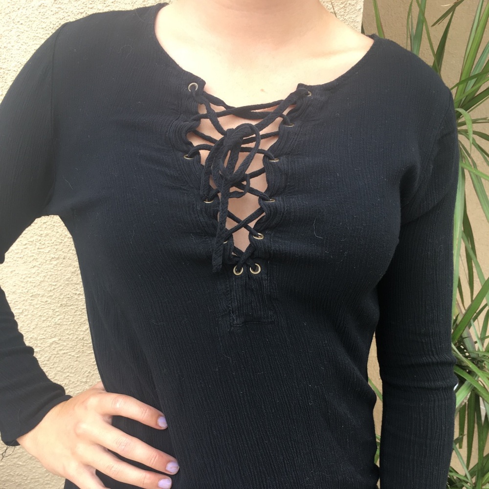 black shirt