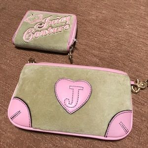 Juicy wristlet and wallet