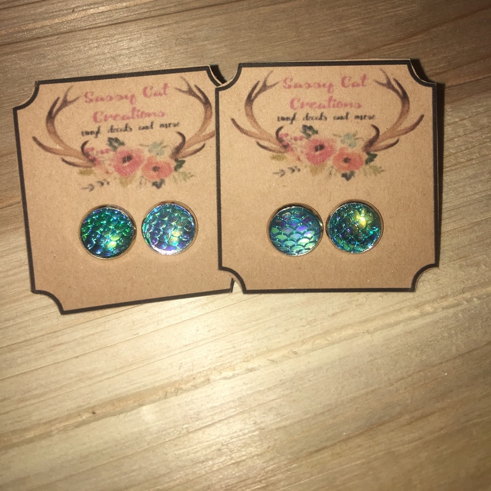 Mermaid Scale Earrings