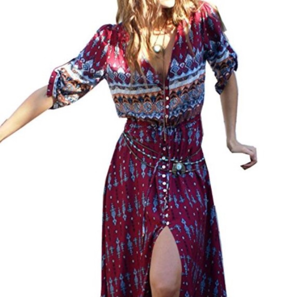 Boho maxi dress