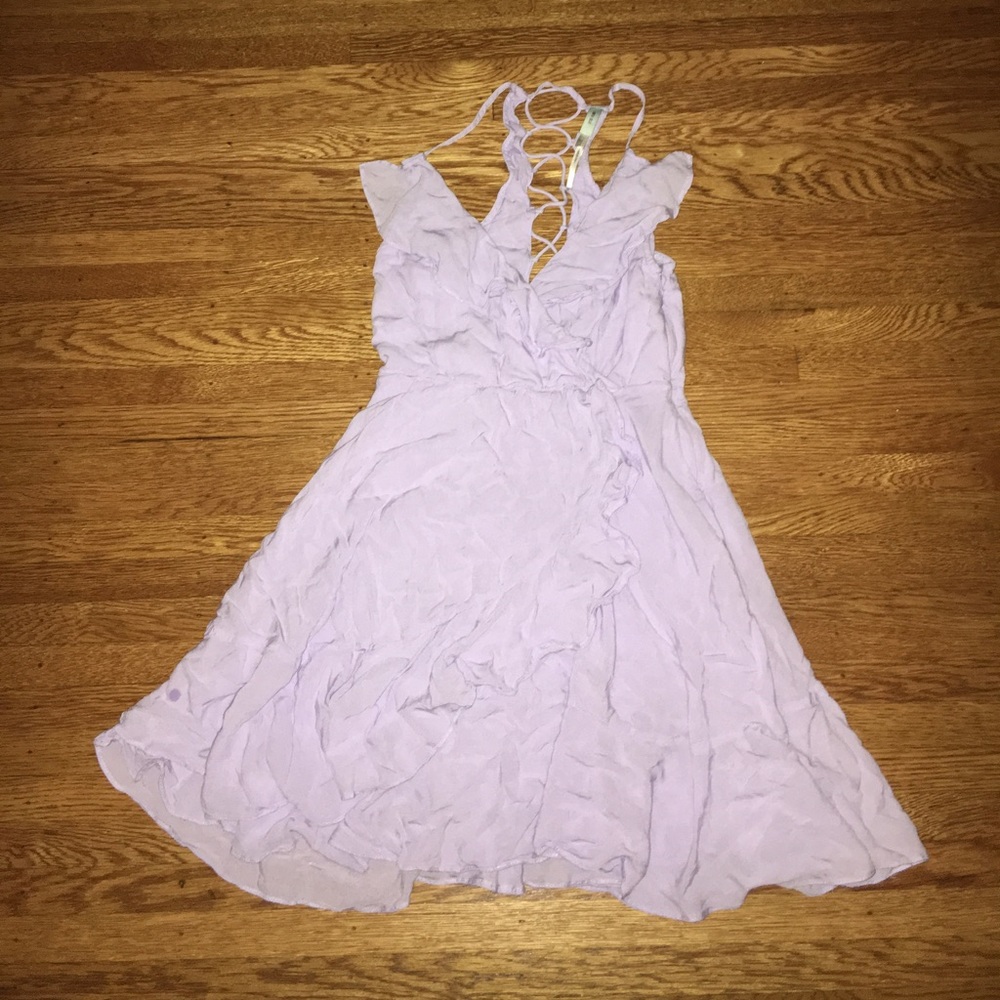 Kimchi Blue lilac size 2 lace up dress