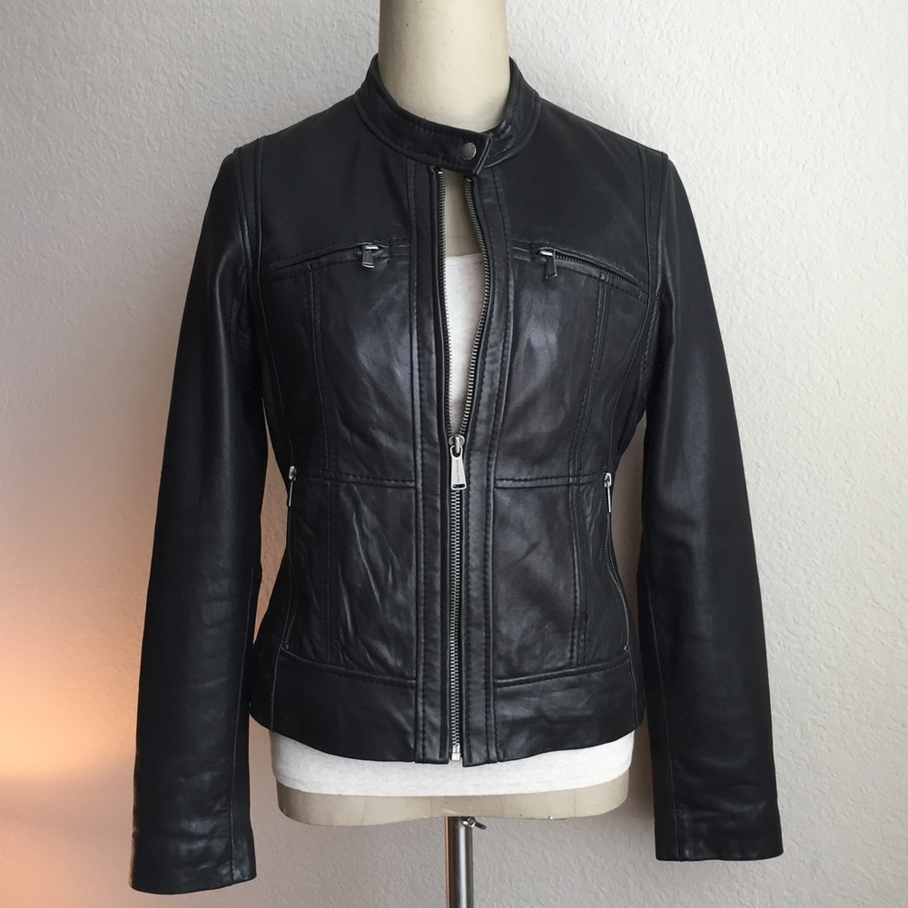 Michael Kors; Sz S; Real Leather Moto Jacket
