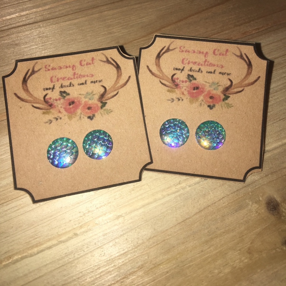 Mermaid Scale Earrings