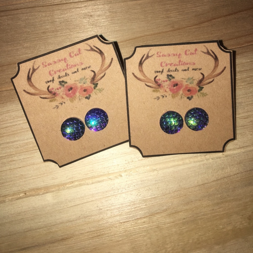Mermaid Scale Earrings