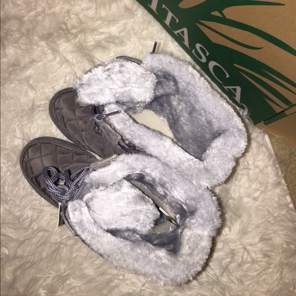 Itasca "Tanya" Grey Boots - Picture 5 of 7