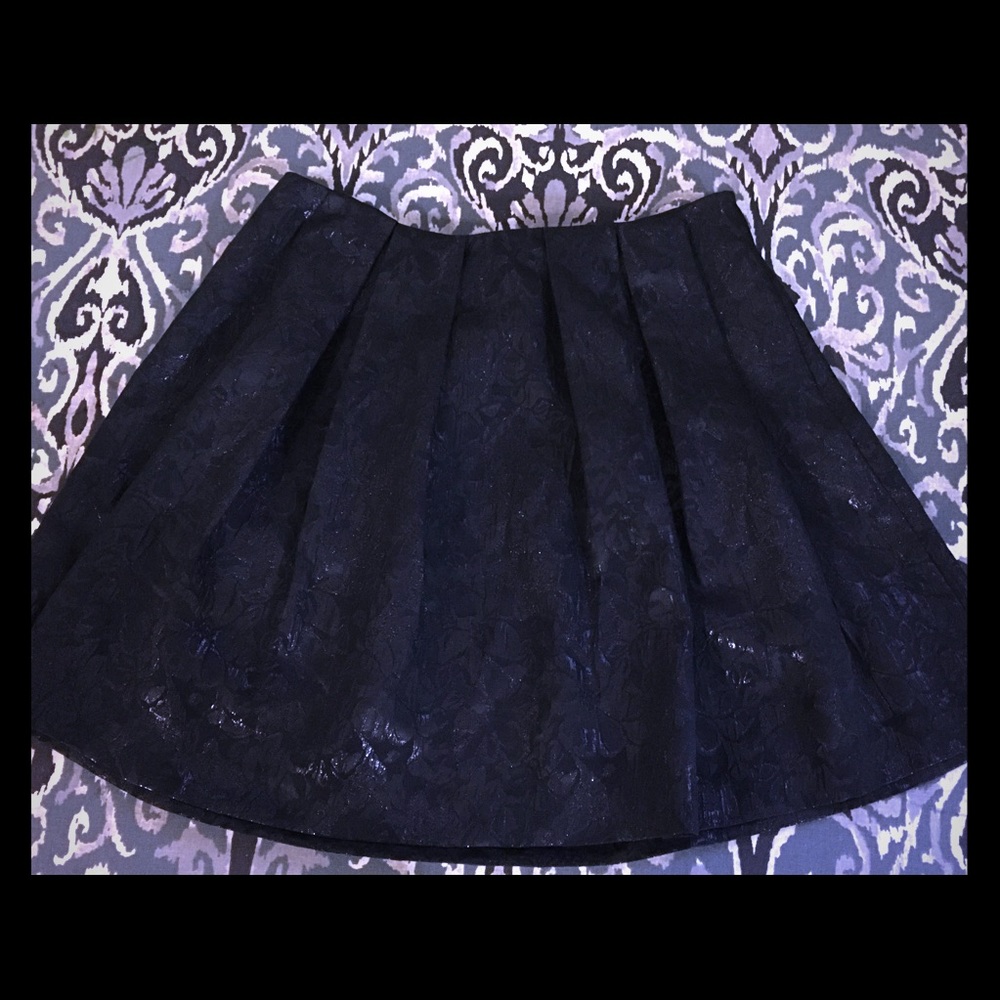 Black Pleated Skirt