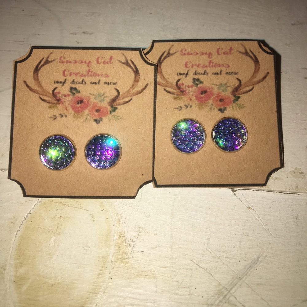 Mermaid Scale Earrings