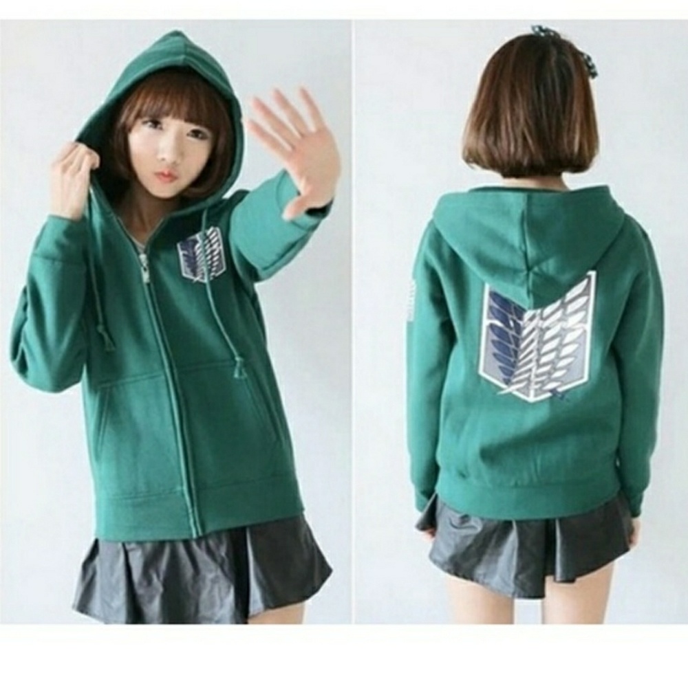 Donated!💛3 for 20💛Attack on titan hoodie sweater