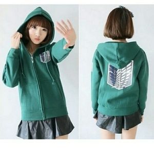 Donated!💛3 for 20💛Attack on titan hoodie sweater