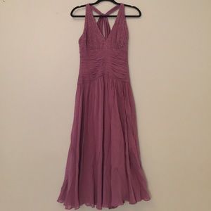 Jones New York Lavender 100% Silk Dress