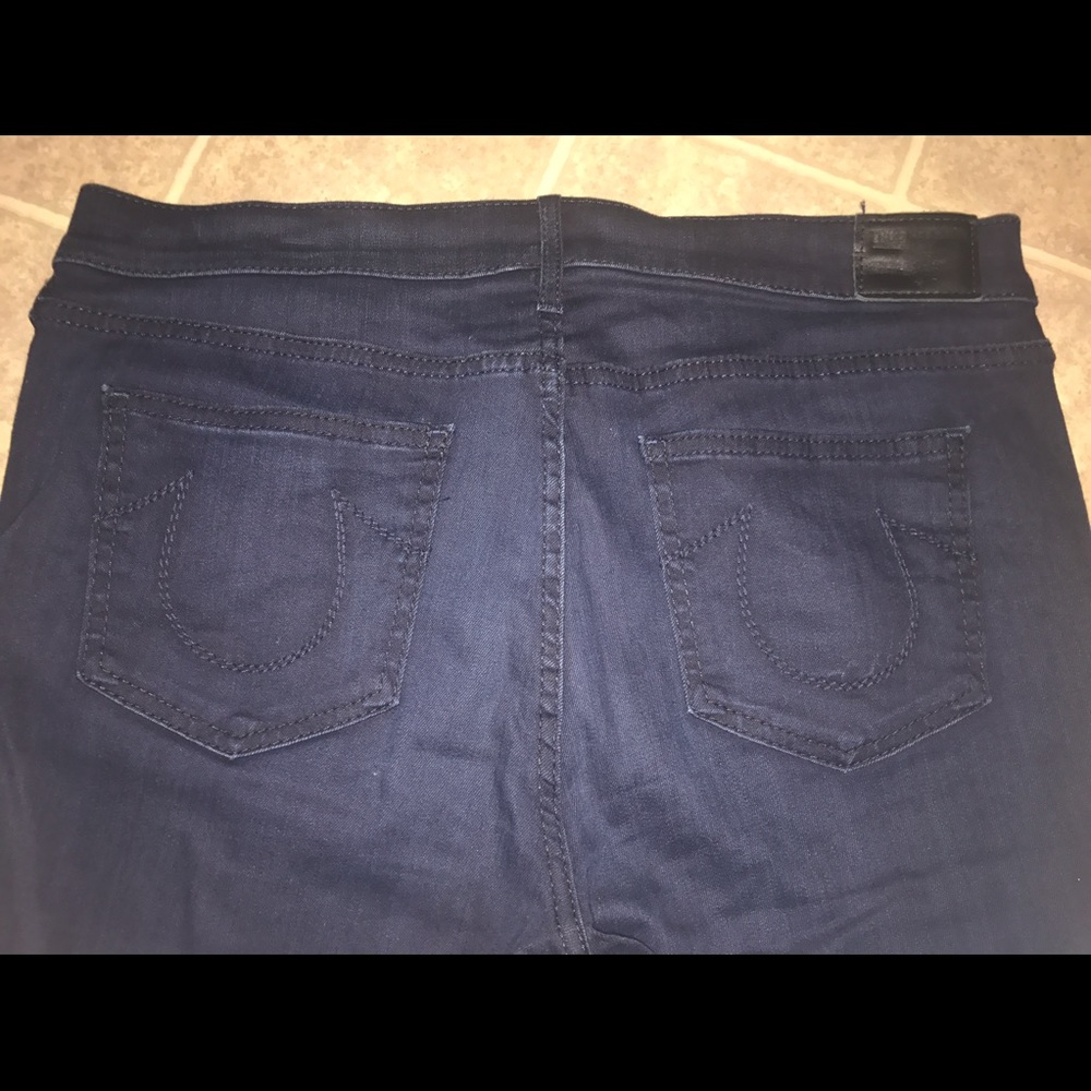 True religion hallie mid rise super skinny