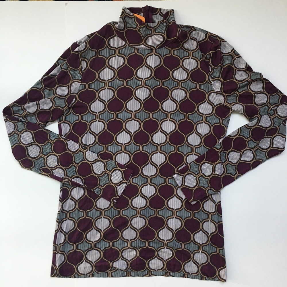 Silk Tory Burch mock neck top