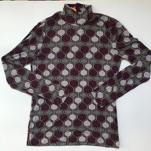 Silk Tory Burch mock neck top