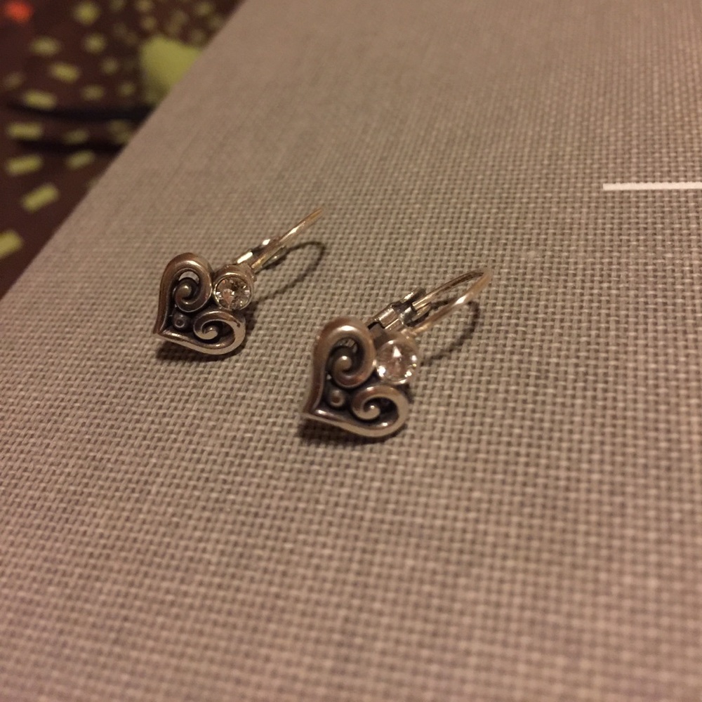 Brighton Embellished Heart earrings