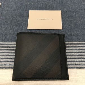 New Burberry London Check Bifold Wallet