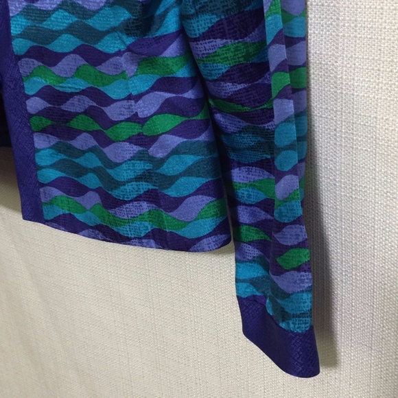 Adrianna Papell Fitted Silk Lined Jacket Size 10 - Picture 5 of 7