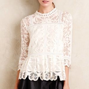 HD in Paris nautical lace top