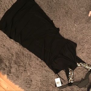 black right party dress