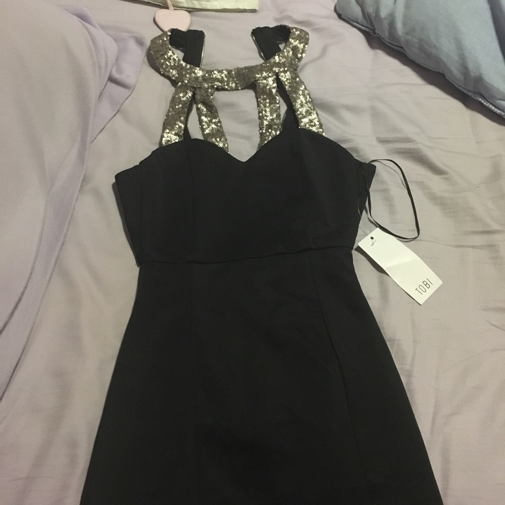 TOBI black dress