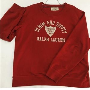 Polo denim & supply sweatshirt size xl tg