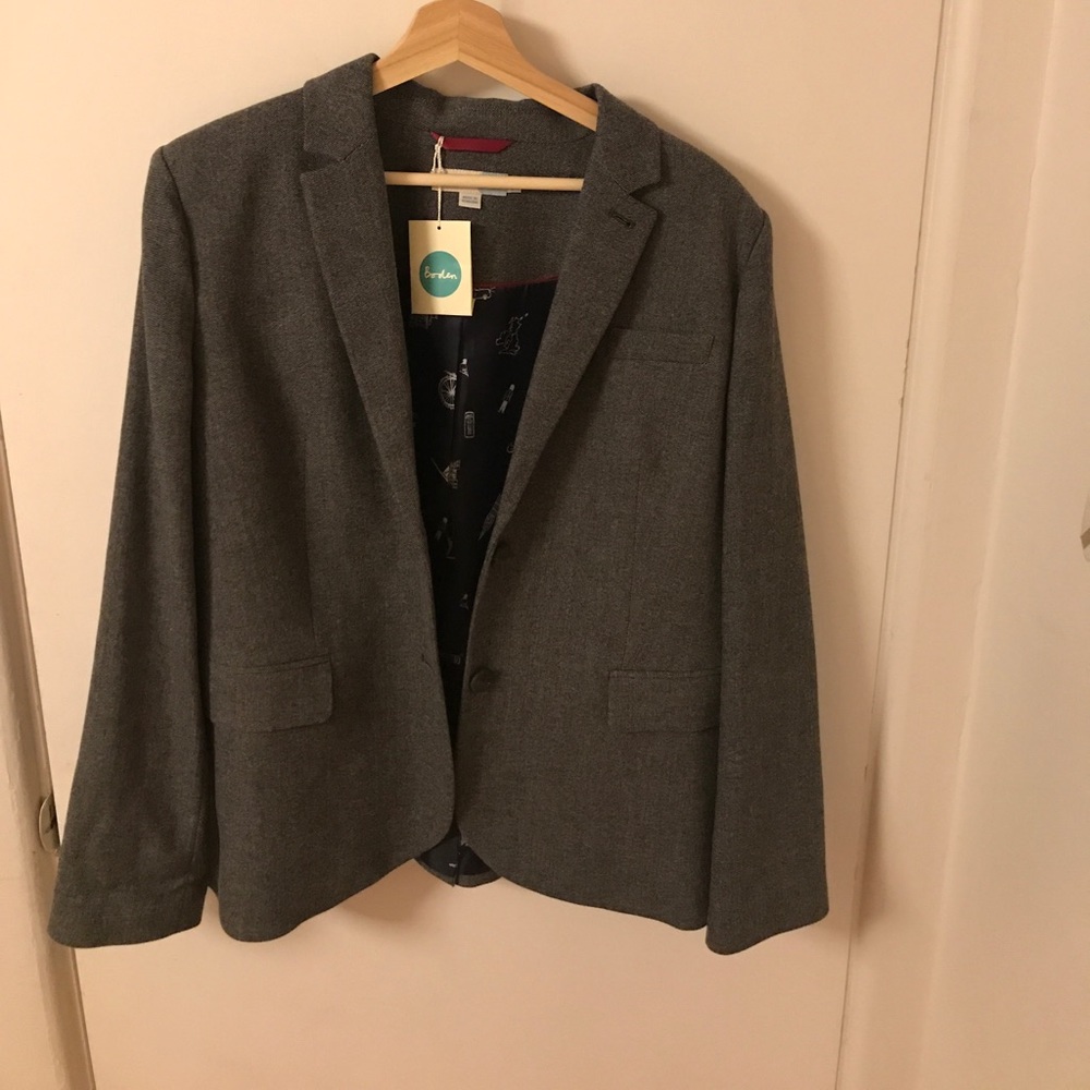 Boden Gray Blazer