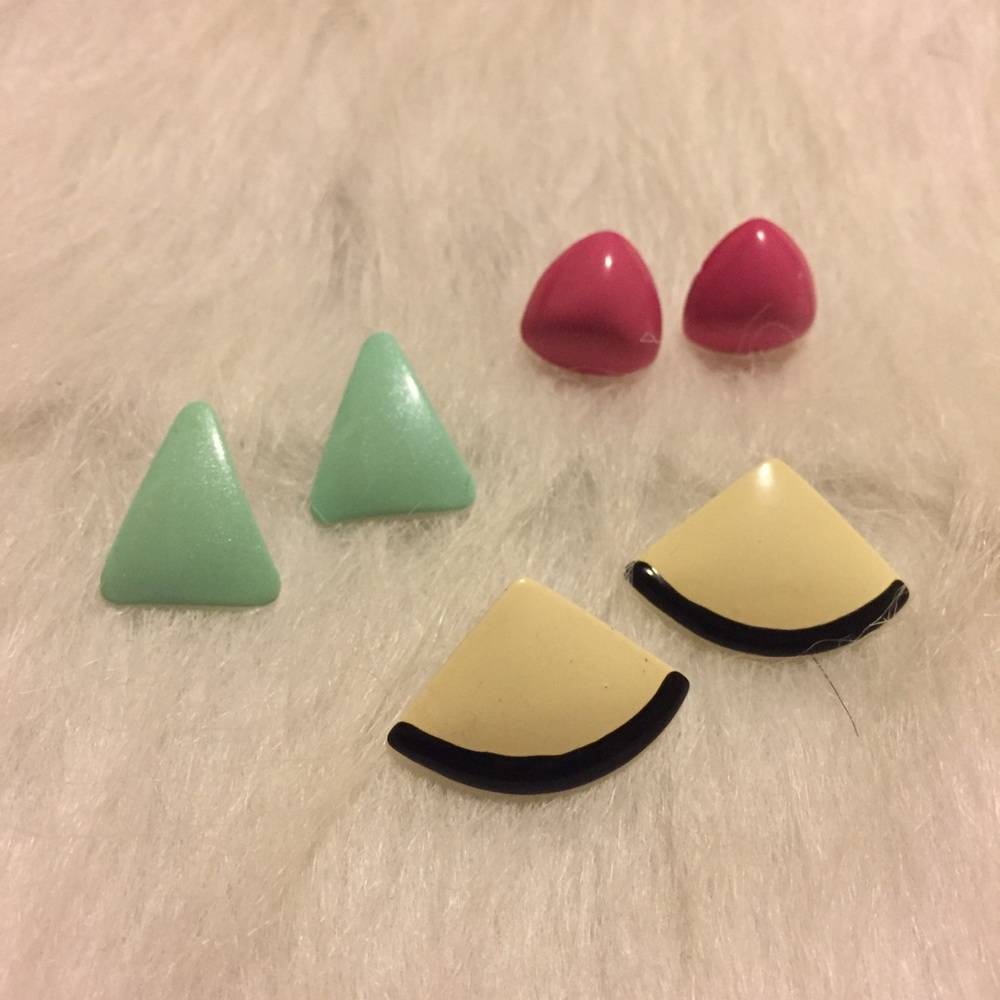 Vintage Triangle Earrings Bundle