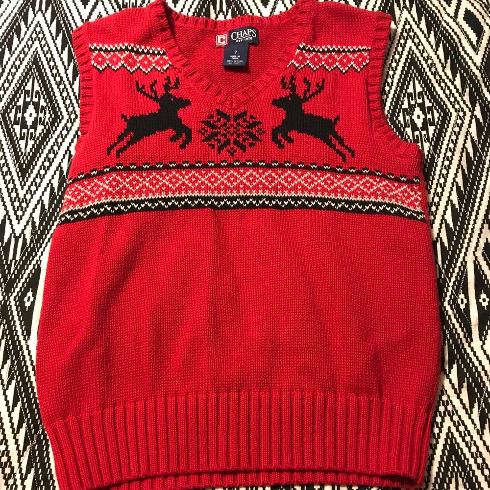 CHAPS Boy's Christmas sweater