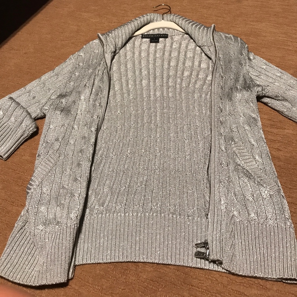 Silver sweater